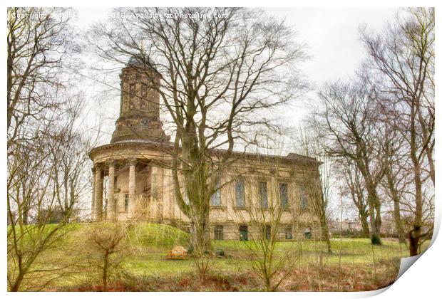 Saltaire United Reformed Church Print by Juha Remes