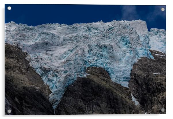 Supphella Glacier Acrylic by Thomas Schaeffer