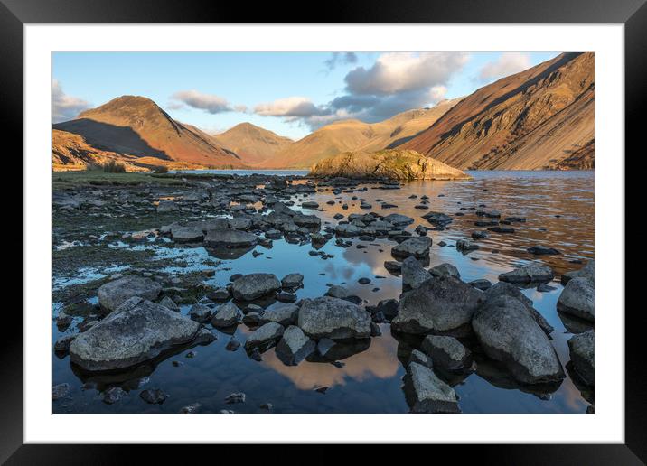 Wastwater in the Lake District Framed Mounted Print by Tony Keogh