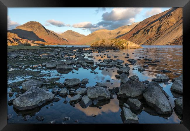 Wastwater in the Lake District Framed Print by Tony Keogh