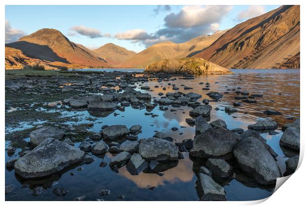 Wastwater in the Lake District Print by Tony Keogh