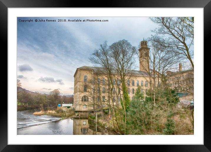 Saltaire Mill Framed Mounted Print by Juha Remes