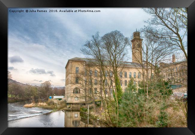 Saltaire Mill Framed Print by Juha Remes