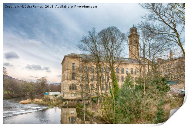 Saltaire Mill Print by Juha Remes