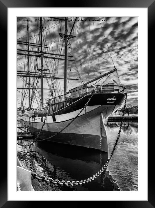 The Magnificent Glenlee Framed Mounted Print by John Hastings