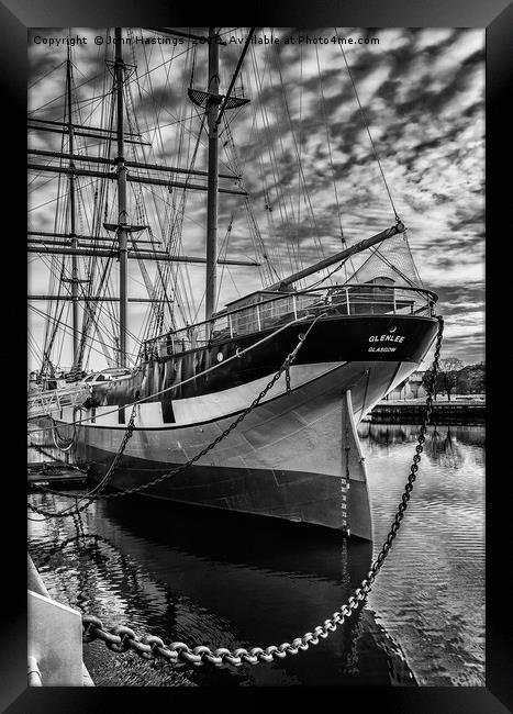 The Magnificent Glenlee Framed Print by John Hastings