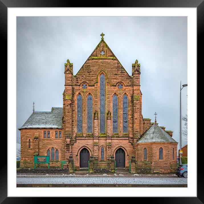 Our Holy Redeemers Chapel Framed Mounted Print by Antony McAulay