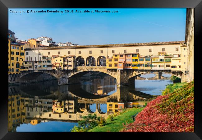 Ponte Vecchio, Florence Framed Print by Alexandre Rotenberg