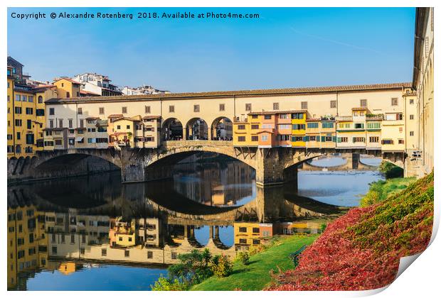 Ponte Vecchio, Florence Print by Alexandre Rotenberg