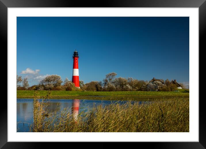 Pellworm lighthouse Framed Mounted Print by Thomas Schaeffer