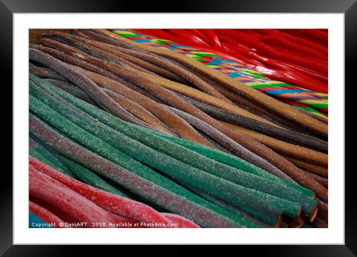 Sweets I Framed Mounted Print by DeniART 