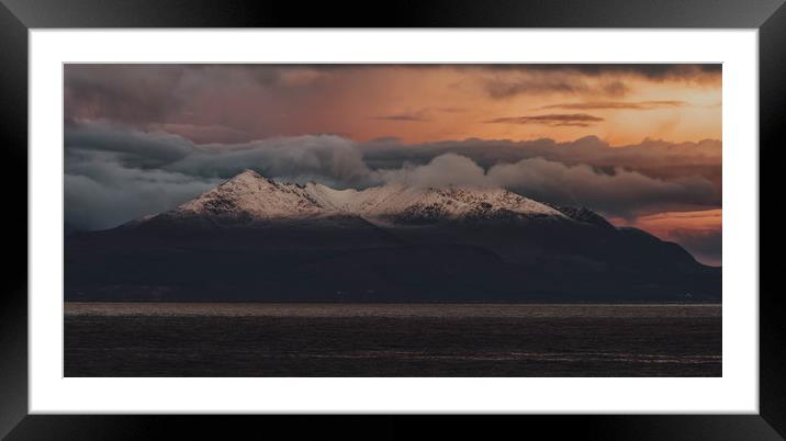 Isle Of Arran At Sunrise Framed Mounted Print by Chris Wright