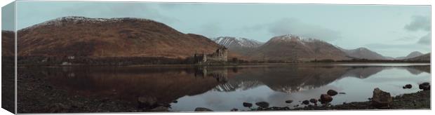 Kilchurn Castle Relfections Canvas Print by Chris Wright