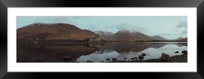 Kilchurn Castle Relfections Framed Mounted Print by Chris Wright