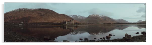 Kilchurn Castle Relfections Acrylic by Chris Wright