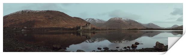 Kilchurn Castle Relfections Print by Chris Wright