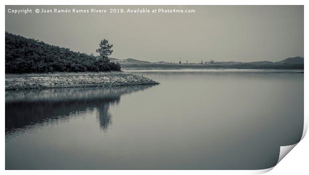 The Gossan Dam Print by Juan Ramón Ramos Rivero