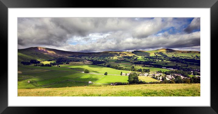 The Hope Valley Castleton Framed Mounted Print by Darren Burroughs
