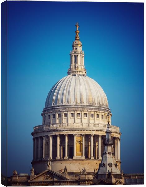 St Pauls  Canvas Print by Victor Burnside