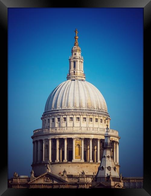 St Pauls  Framed Print by Victor Burnside