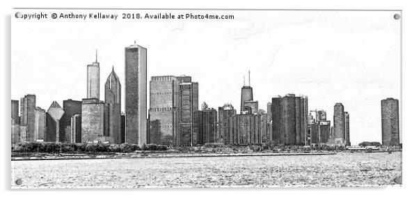 CHICAGO Acrylic by Anthony Kellaway