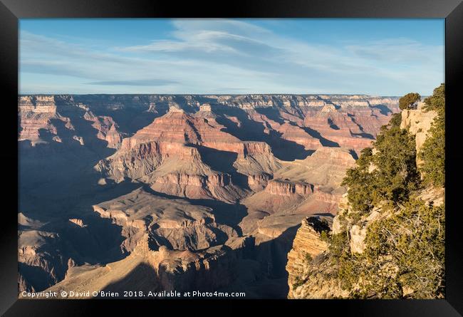 Grand Canyon View Framed Print by David O'Brien