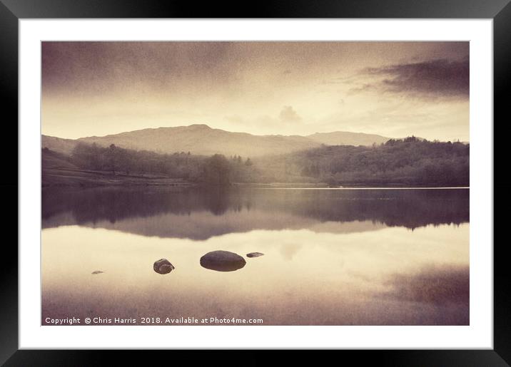 Ethereal Reflections Framed Mounted Print by Chris Harris