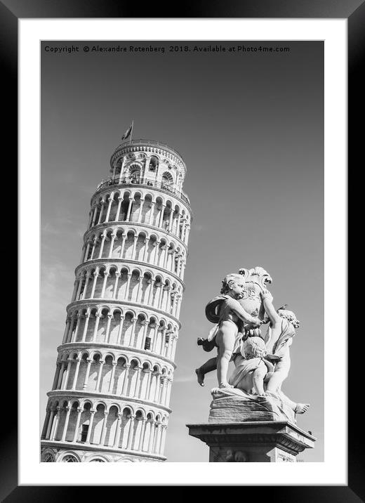 Pisa, Tuscany, Italy Framed Mounted Print by Alexandre Rotenberg