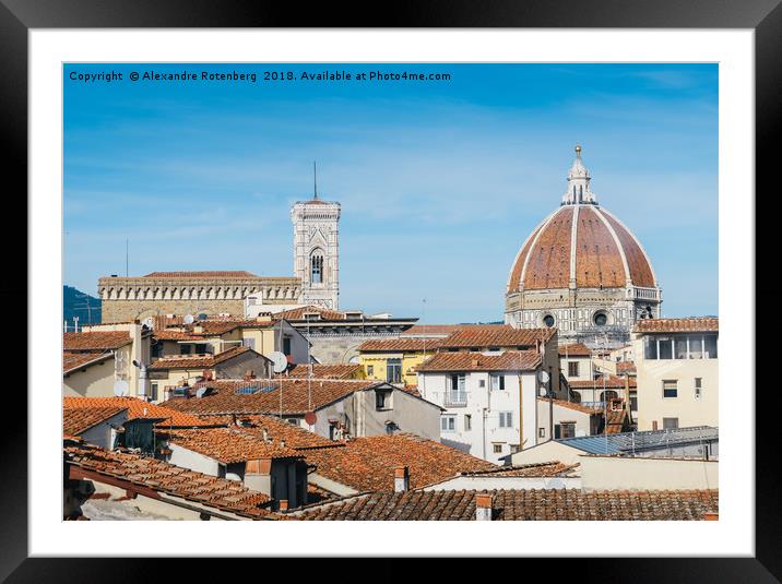 Cattedrale di Santa Maria del Fiore, Florence Framed Mounted Print by Alexandre Rotenberg