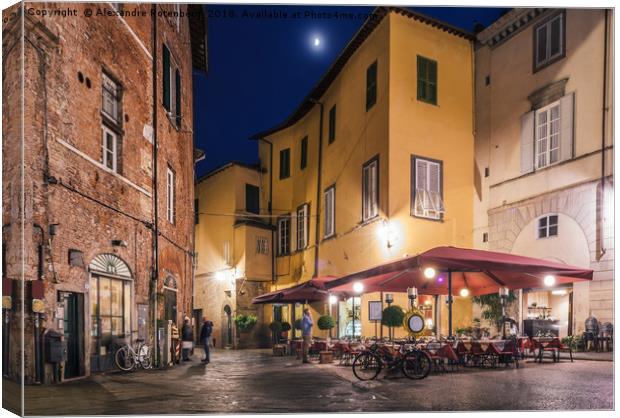 Lucca, Tuscany, Italy Canvas Print by Alexandre Rotenberg