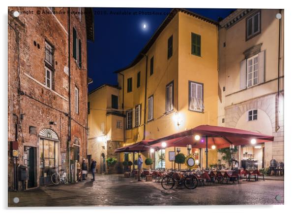 Lucca, Tuscany, Italy Acrylic by Alexandre Rotenberg