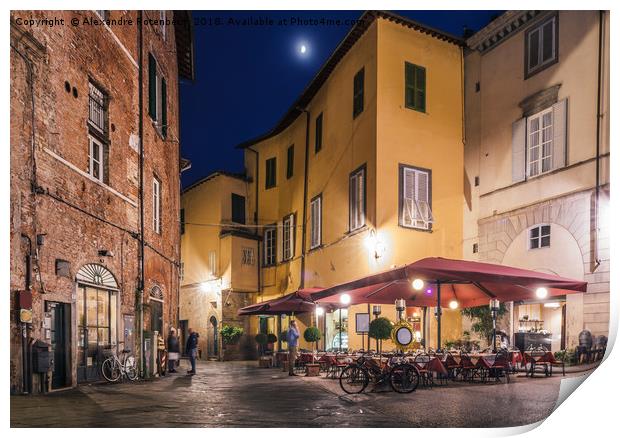 Lucca, Tuscany, Italy Print by Alexandre Rotenberg