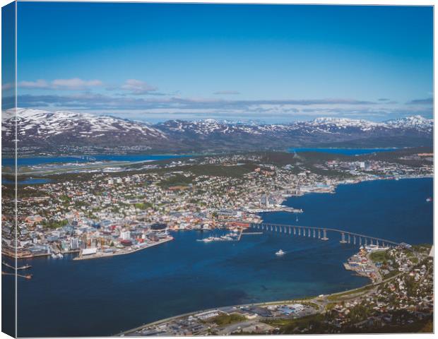 Tromsø, the Paris of the north Canvas Print by Hamperium Photography