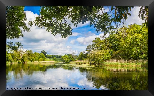 Stanton Country Park, Wiltshire, United Kingdom Framed Print by Michaela Gainey