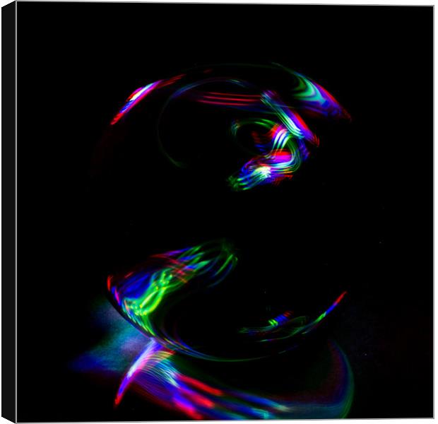 The Light Painter 30 Canvas Print by Steve Purnell