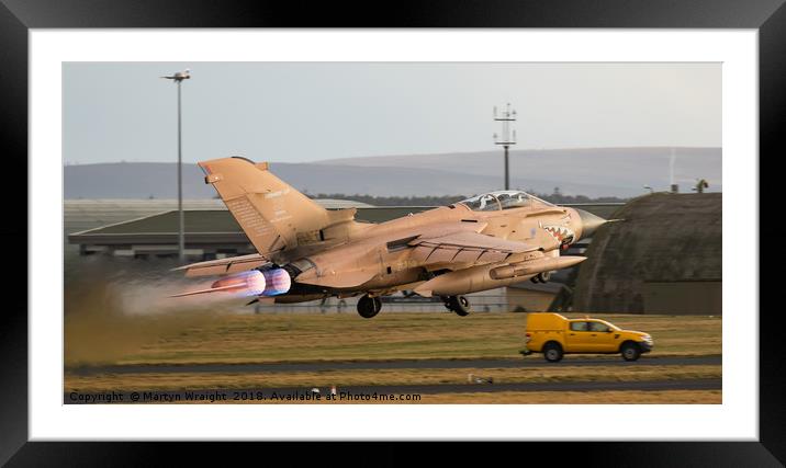 Gulf War " RAF Tornado Gr4" Framed Mounted Print by Martyn Wraight