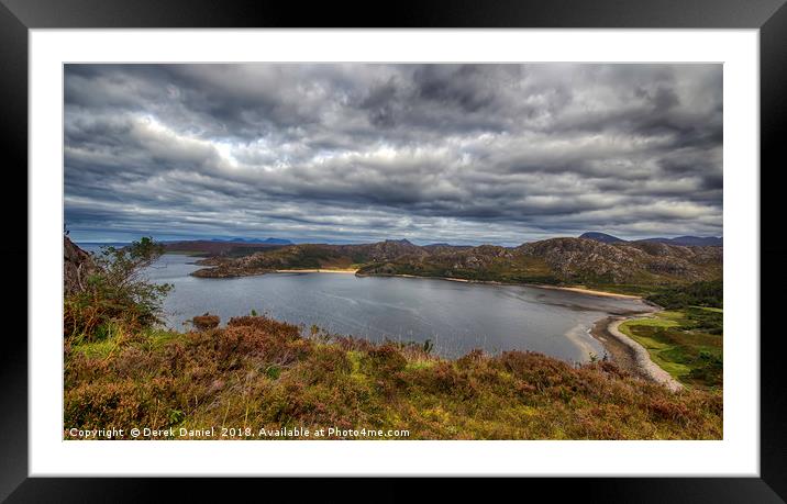 Gruinard Bay, Highland, Scotland Framed Mounted Print by Derek Daniel