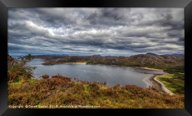 Gruinard Bay, Highland, Scotland Framed Print by Derek Daniel