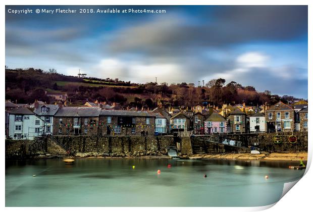 Mousehole Print by Mary Fletcher