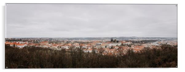 Prague Castle in Czech Republic Acrylic by John Ly