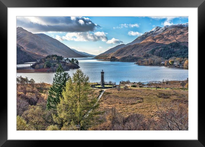 Loch Sheil and Glenfinnan Framed Mounted Print by Valerie Paterson