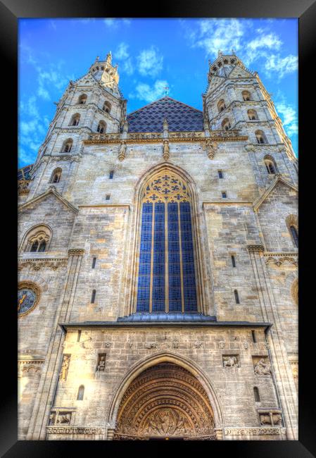 St Stephen's Cathedral Vienna Framed Print by David Pyatt