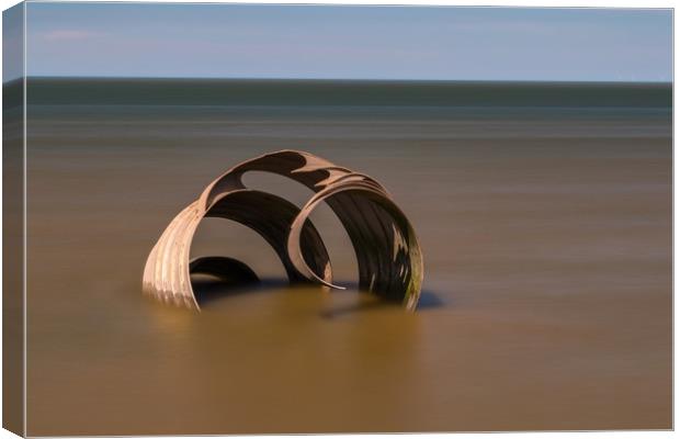 Mary's Shell at Cleveleys on the Fylde Coast Canvas Print by Tony Keogh