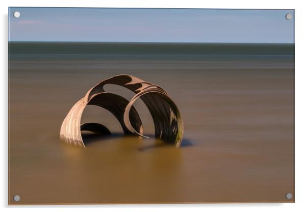 Mary's Shell at Cleveleys on the Fylde Coast Acrylic by Tony Keogh
