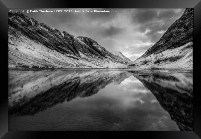 Loch Achtriochtan Framed Print by Keith Thorburn EFIAP/b
