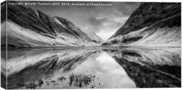 Loch Achtriochtan Canvas Print by Keith Thorburn EFIAP/b