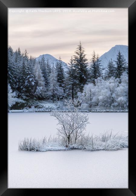 Loch Lochan Winter Framed Print by Keith Thorburn EFIAP/b