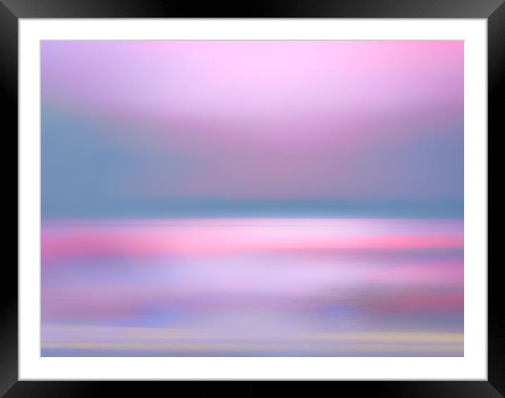 Calming Cornish Sunset Framed Mounted Print by Beryl Curran