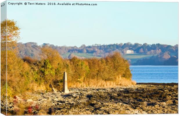 Penarrow Point Falmouth Canvas Print by Terri Waters
