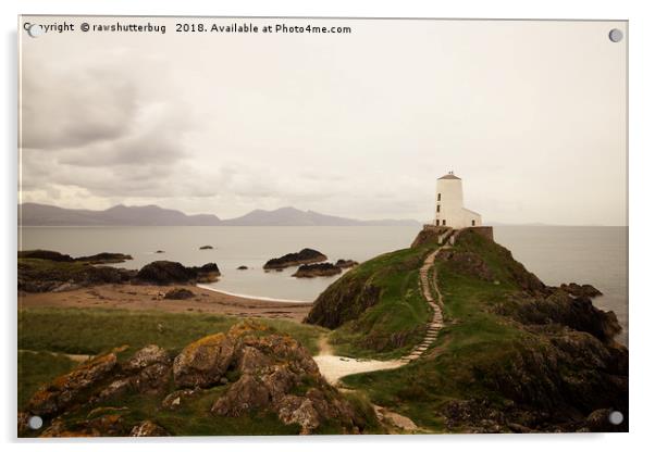 Tŵr Mawr Lighthouse Acrylic by rawshutterbug 
